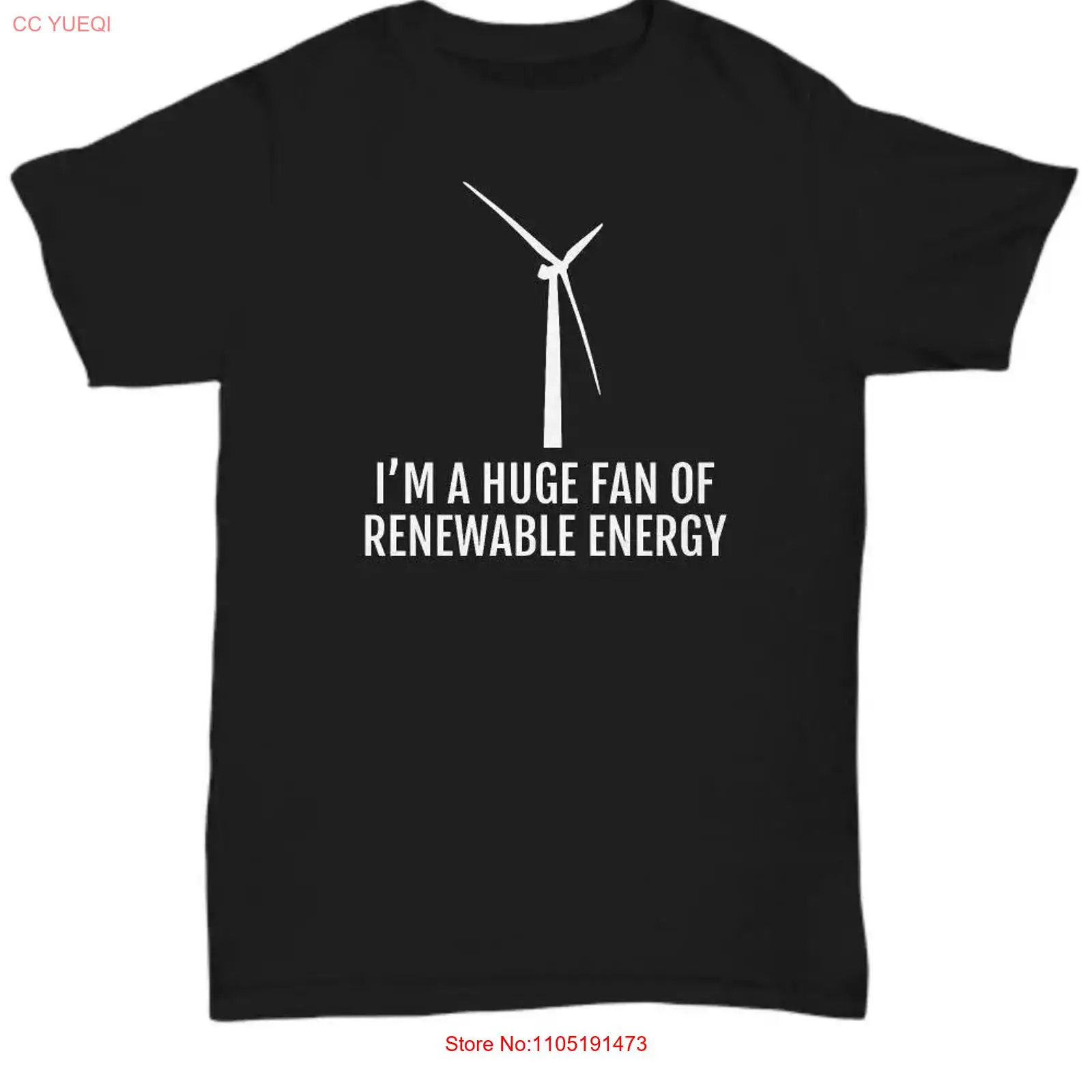 Wind Energy T Shirt Clean Clim - Renewable Energy Global ulasan dan harga