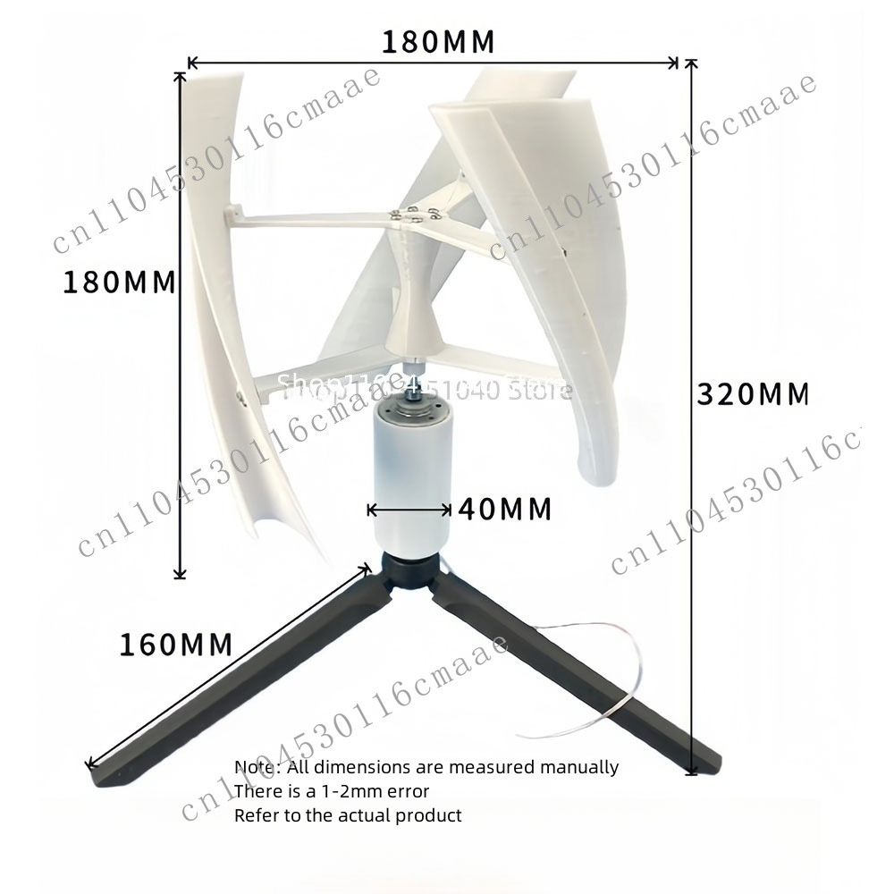 New DIY Wind Turbine Fan Blade - Mini Wind Turbine Vertical ulasan dan harga