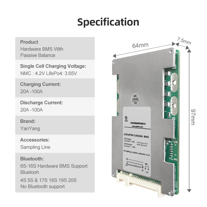 LiFePO4 NMC Li-ion Hardware BM - Lithium Battery 100Ah ulasan dan harga