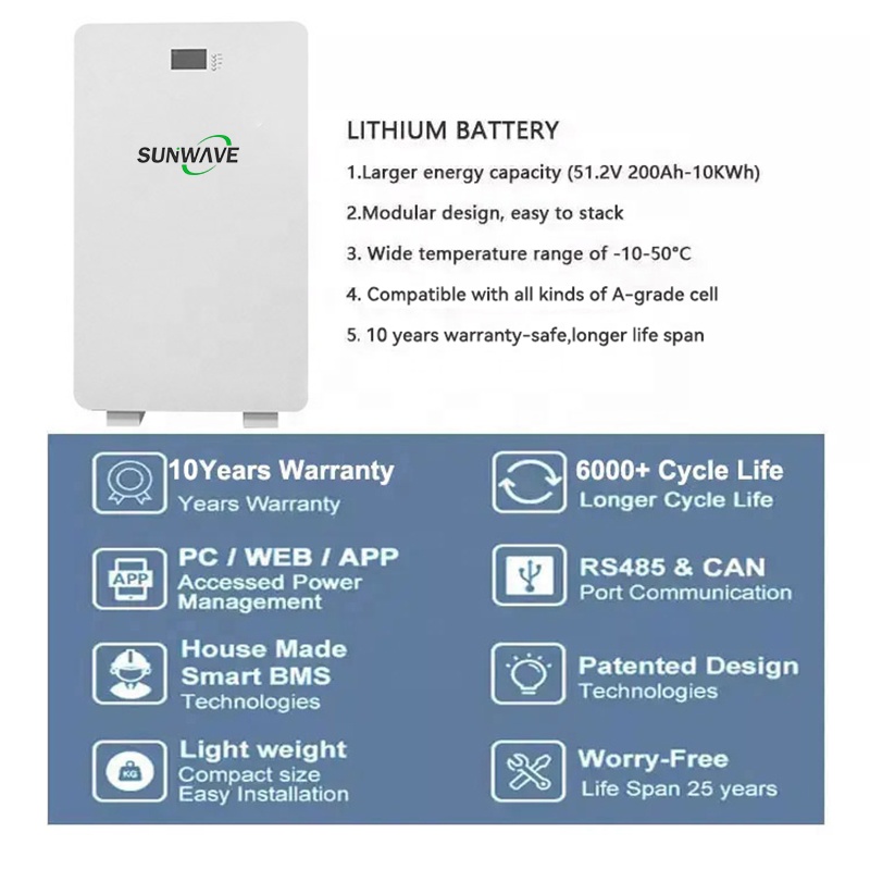 Customized 100Ah 200Ah 10KW 15 - Lithium Battery 100Ah ulasan dan harga