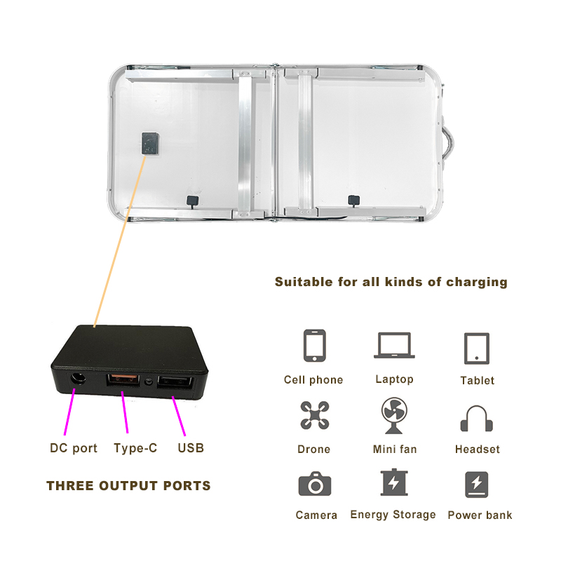 100W Energy Outdoor Solar Char - Folding Solar Panel ulasan dan harga