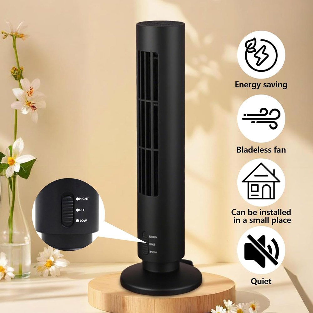 1Pcs Portable Air Cooler Verti - Mini Wind Turbine Vertical ulasan dan harga