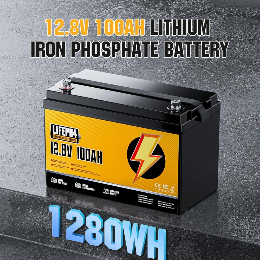 12V 100Ah LiFePO4 Battery, Bui - Lithium Battery 100Ah ulasan dan harga
