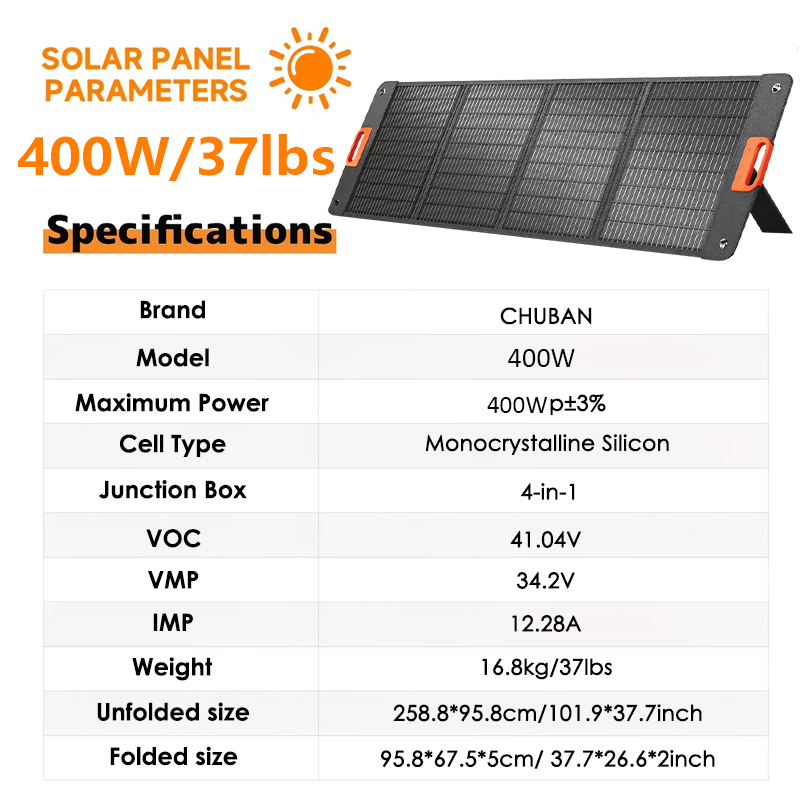 200W Foldable Solar Panel 400w - Folding Solar Panel ulasan dan harga